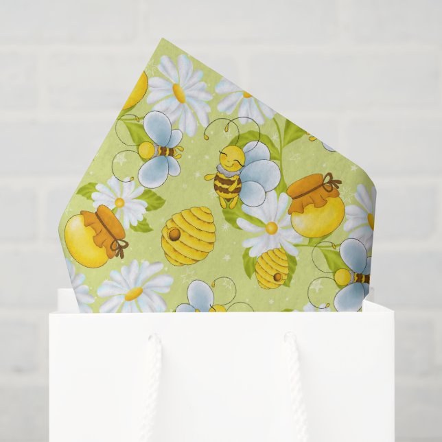 Party aus gegartem Honigbienen Seidenpapier (Geschenktüte)