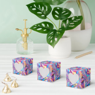 Party aus niedlich gekacheltem Imitat Geschenkschachtel