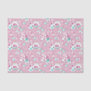 Party aus rosa Blumentee Seidenpapier