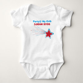 *Party Baby Jersey Bodysuit Strampler