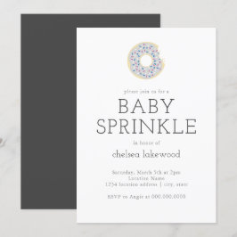 Party Baby Sprinkle Donut Einladung
