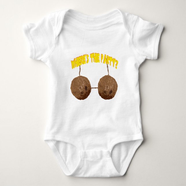 Party Baby Strampler (Vorderseite)