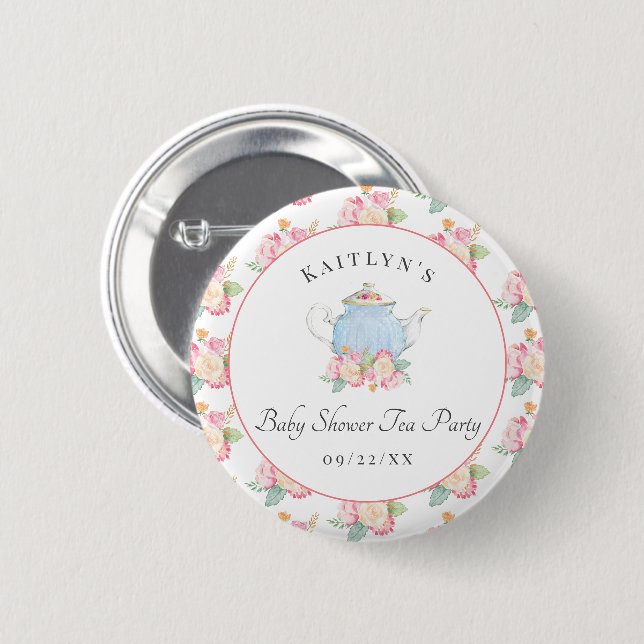 Party: | Babydusche Button (Vorne & Hinten)