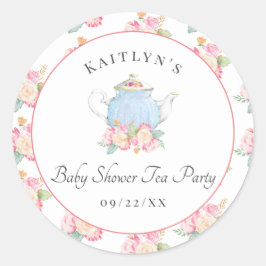 Party: | Babydusche Runder Aufkleber