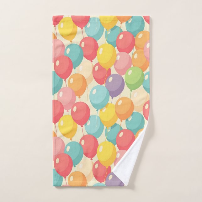 Party balloons in different colors handtuch (Handtuch)