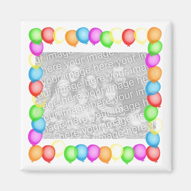 Party Balloons Magnet (Vorne)
