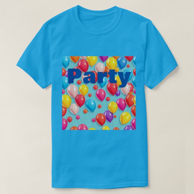 Party Balloons Party T - Shirt (Design vorne)
