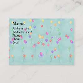 Party Balloons Visitenkarte