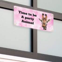 Party-Banner für individuelle Giraffen Banner