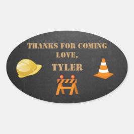 Party Bau Danke, Aufkleber