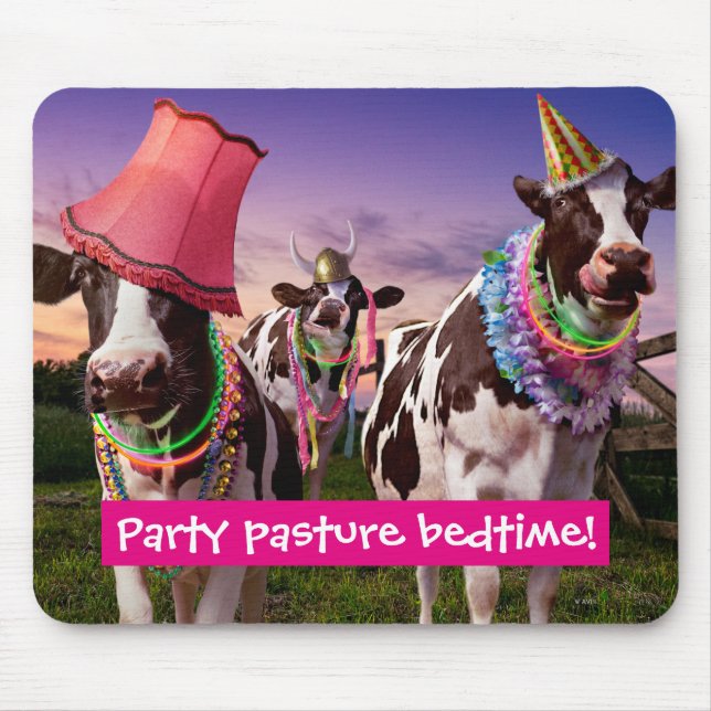 Party 'bis die Kühe kommen Zuhause Mousepad (Vorne)