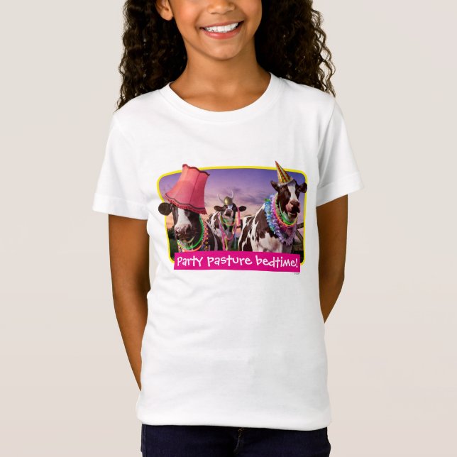 Party 'bis die Kühe kommen Zuhause T-Shirt (Vorderseite)