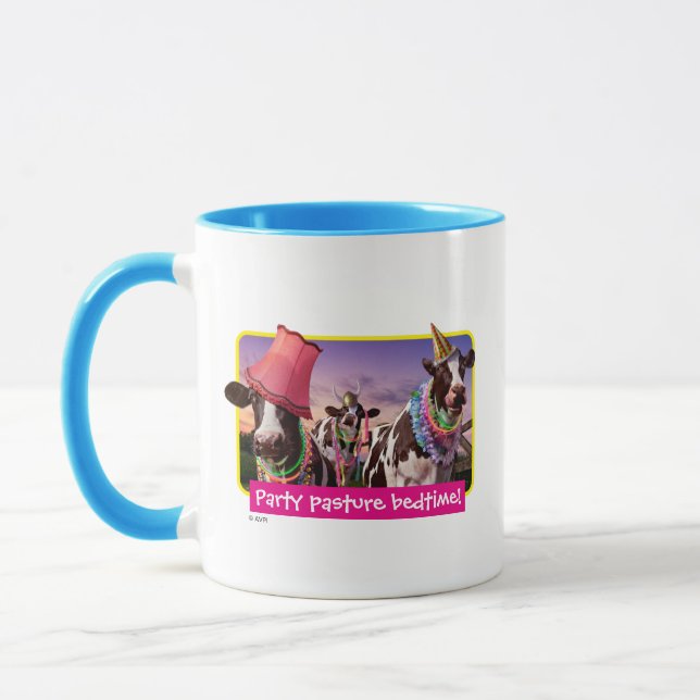 Party 'bis die Kühe kommen Zuhause Tasse (Links)