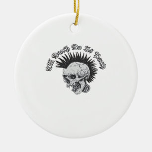Party bis zum Tod tun uns Party Halloween Keramik Ornament