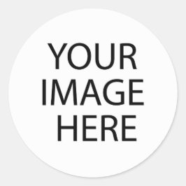 Party "Blank DIY Template" (Leerstelle) - Hinzufüg Runder Aufkleber