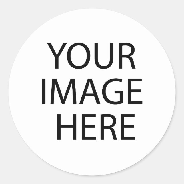 Party "Blank DIY Template" (Leerstelle) - Hinzufüg Runder Aufkleber (Vorderseite)