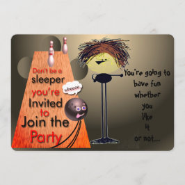 Party Bowling einladen Einladung