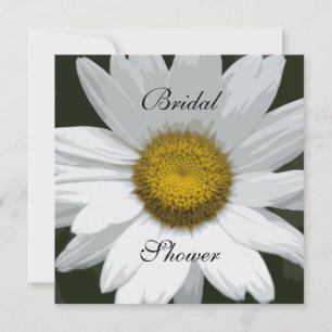 Party Brautparty "White Daisy Flower Garden" Einladung