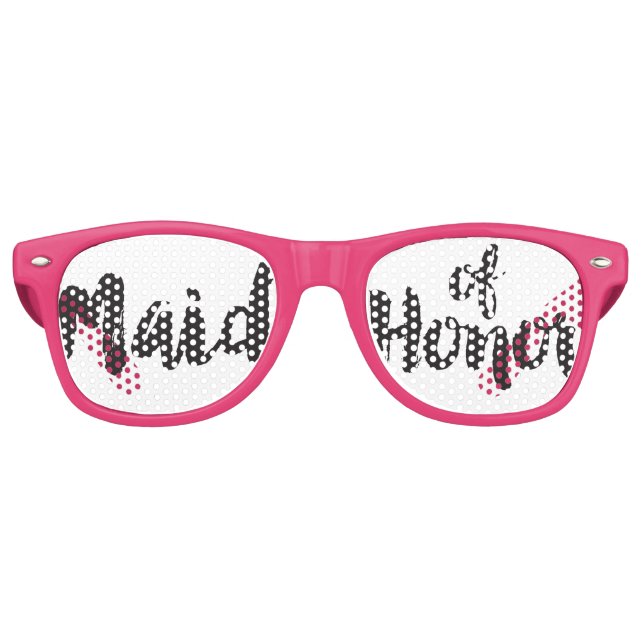 Party-Brille mit Handschrift Trauzeugin Sonnenbrille (Vorderseite)
