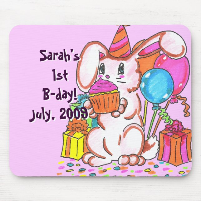 Party Bunny Mousepad (Vorne)
