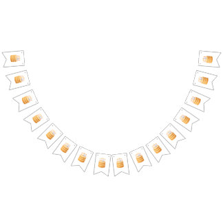 Party Bunting Banner mit einem Geburtstagsbild