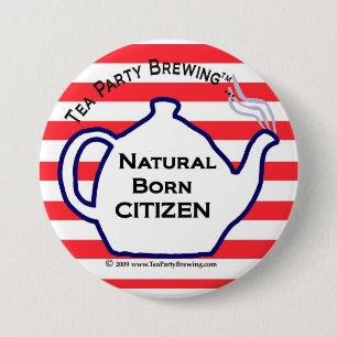 Party-Bürger-Knopf des Tee-TP0110 von Geburt Button