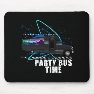 Party-Buszeit Mousepad