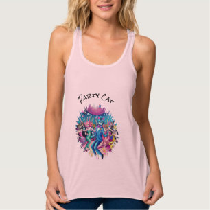 Party Cat Tank Top