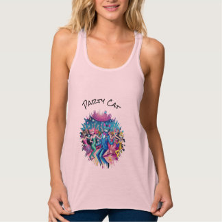 Party Cat Tank Top