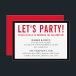 PARTY CELEBRATION INFO Moderner, schwarzer Junge Einladung<br><div class="desc">von kat massard >>> www.simplysweetPAPERIE.com << Ein einfaches Design für Ihre PARTY CARDS - auf Ihre Haupteinladungen abzustimmen. Liebe des Designs, aber möchte einige Änderungen sehen - ein anderes Farbschema, Produkt, ein Foto hinzufügen oder angepasst für einen anderen Anlass - keine Sorgen einfach kontaktieren Sie mich, KAT@SIMPLYSWEETPAPERIE.COM Ich bin gerne...</div>