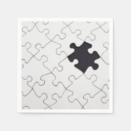 Party Celebration Puzzle Stücke Papier Napkins Serviette
