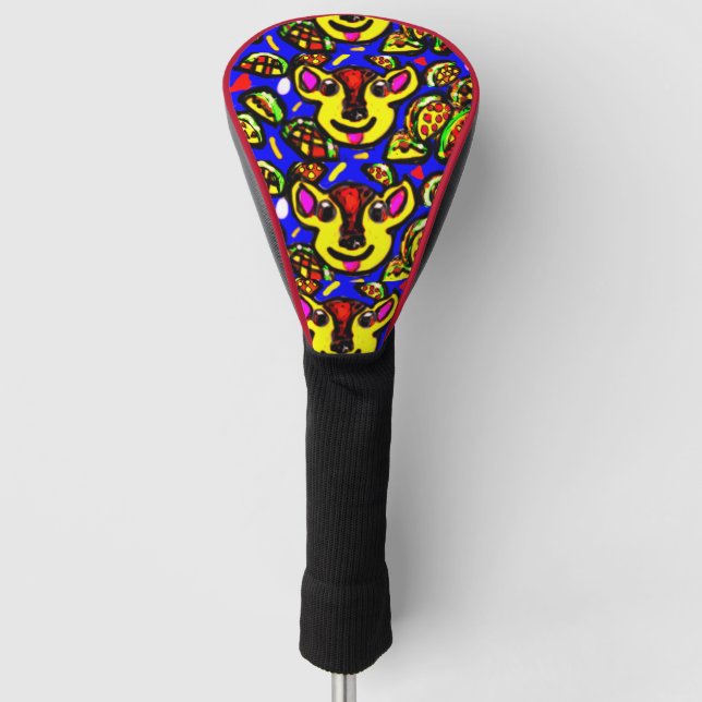 Party Chihuahua und Tacos Golf Headcover (Vorderseite)