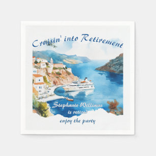 Party Cruising Destination Griechenland Serviette