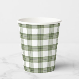 Party-Cup für Kariertes Grünbuch Pappbecher