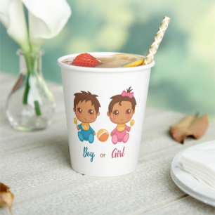 Party Cups für Baby Boy oder Girl Gender Pappbecher