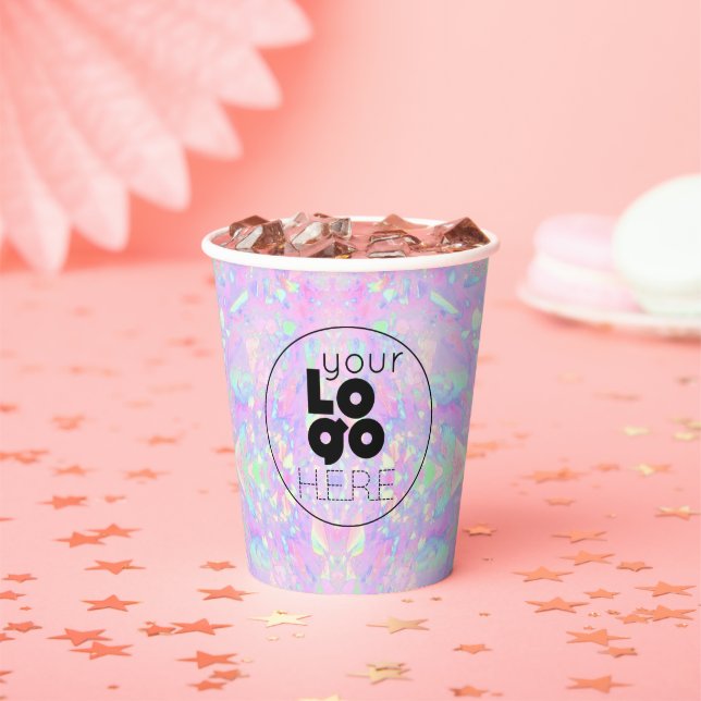 Party-Cups für optisches Papier mit Firmenlogo Pappbecher (Insitu)
