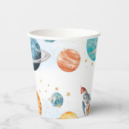 Party-Cups im Aquarellbereich Pappbecher