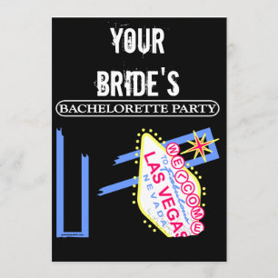 PARTY DAS BAHELORETTE IHRER BRAUT EINLADUNG
