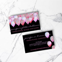 Party Decoration Glitzer Balloons Glitzern Pink