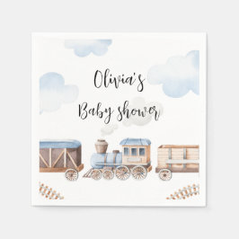 Party-Dekor für Babyspender, Chugga Chugga Serviette