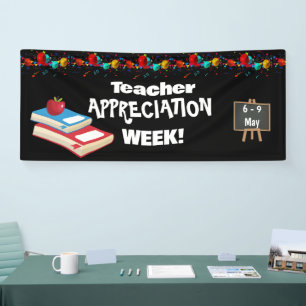 Party-Dekorationsbanner der Lehrerbewertungswoche Banner