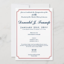 Party der Amtseinführung von Präsident Donald Trum