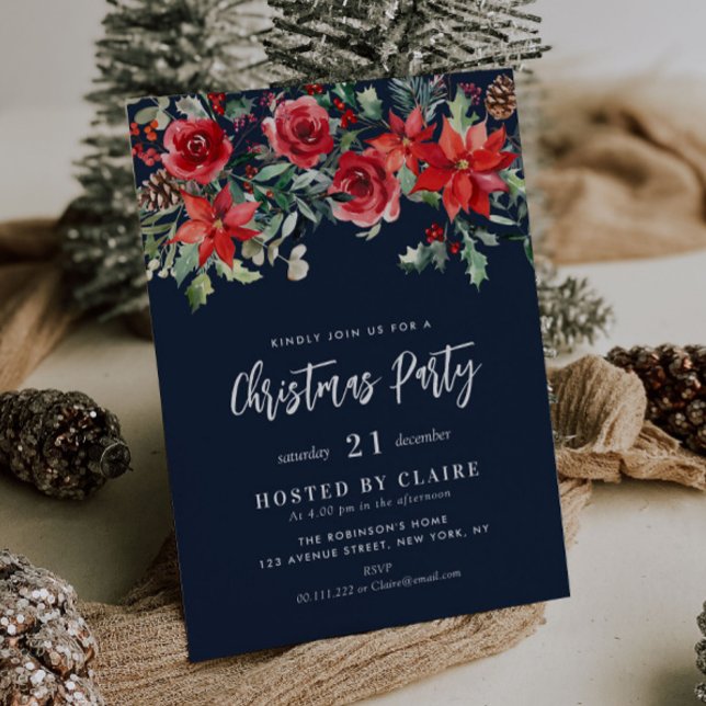 Party der blühenden Winterseelenflotte Einladung (Von Creator hochgeladen)