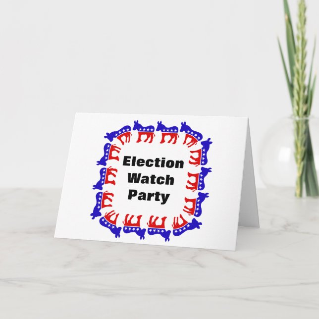 Party der demokratischen Wahlen Karte (Vorderseite)