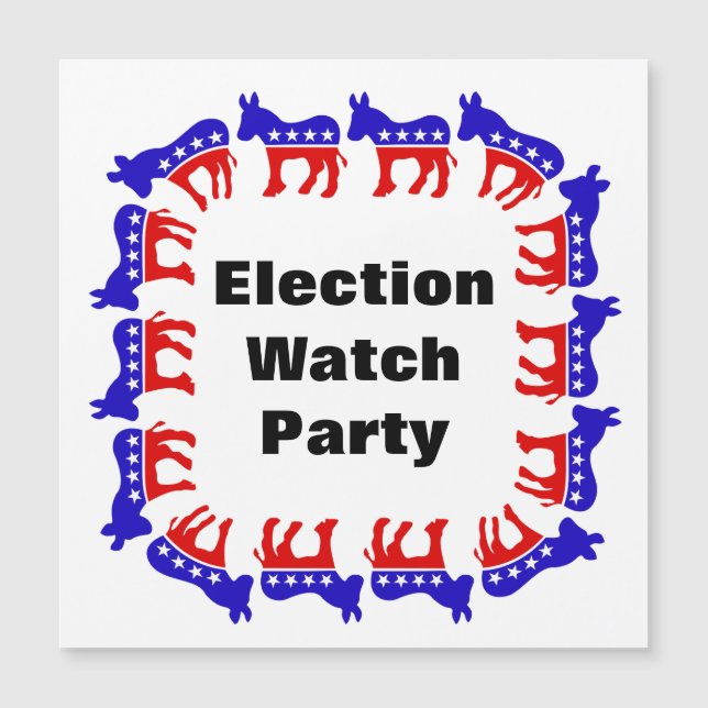 Party der demokratischen Wahlen Magnetkarte (Vorderseite)