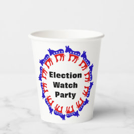 Party der demokratischen Wahlen Pappbecher