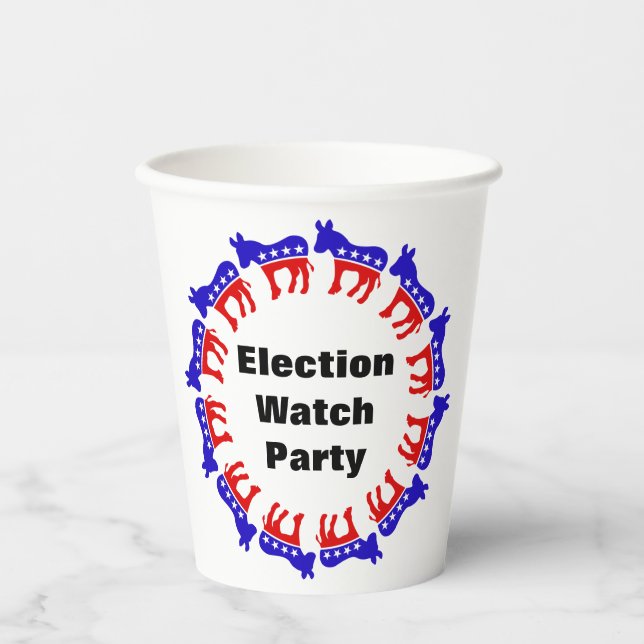 Party der demokratischen Wahlen Pappbecher (Vorderseite)