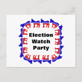 Party der demokratischen Wahlen Postkarte