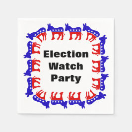 Party der demokratischen Wahlen Serviette
