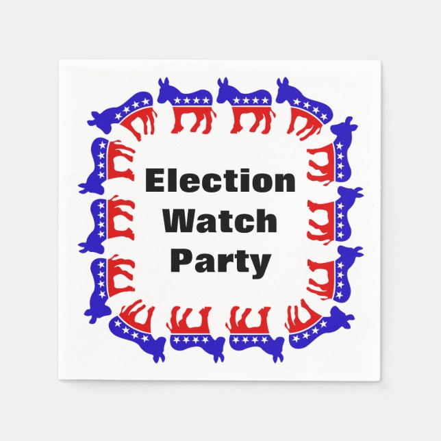 Party der demokratischen Wahlen Serviette (Vorderseite)